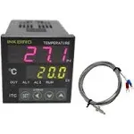 240V Digital Thermostat PID Temperature Controller ITC-100RH PT100 Heater Fan US