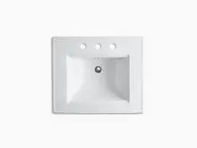 KOHLER K-2344-8-96 Memoirs Stately 24 In. Pedestal Bathroom Sink with 8 In ...