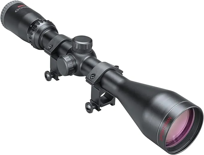 Tasco Sportsman 3-9X50mm FC Rifle Scope 1 inch Tube 30/30 Reticle Matte Black Box T3950