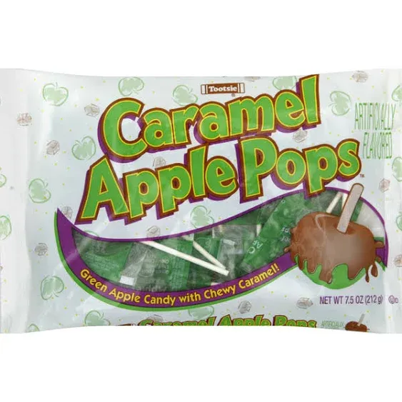 Caramel Apple Pops Tootsie