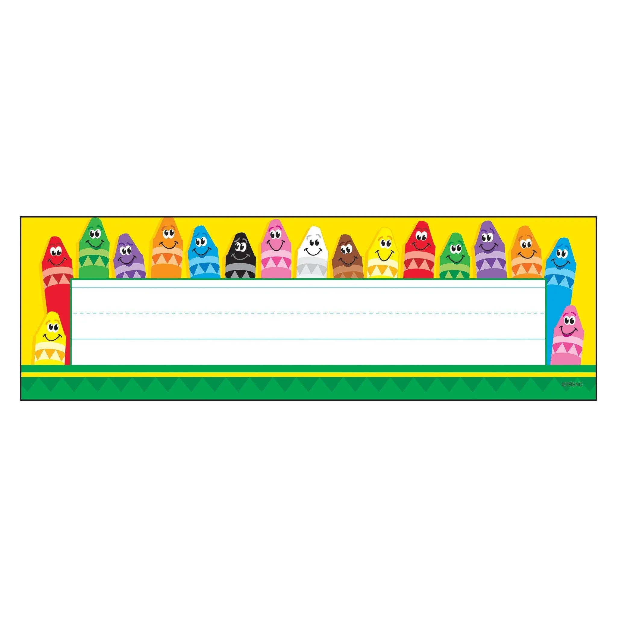 TREND Colorful Crayons Desk Toppers