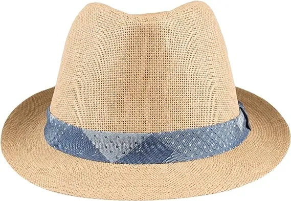 Levi's Men's Lightweight Straw Fedora Panama Hat