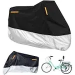 Premium Bike Cover Adult Tricycle Cover Fits Most 3 Wheel Bikes Motorcycles Outdoor Storage, 104" L x 43.3" W x 49" H