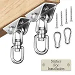 Heavy Duty Swing Hangers For Wooden Sets 2000 Lb Capacity 360 Swivel Stainless S