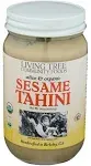 Living Tree Community Foods Sesame Tahini, Organic and Alive - 16 oz