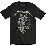 Metallica Unisex Adult And Justice For All Tracks Back Print T-Shirt