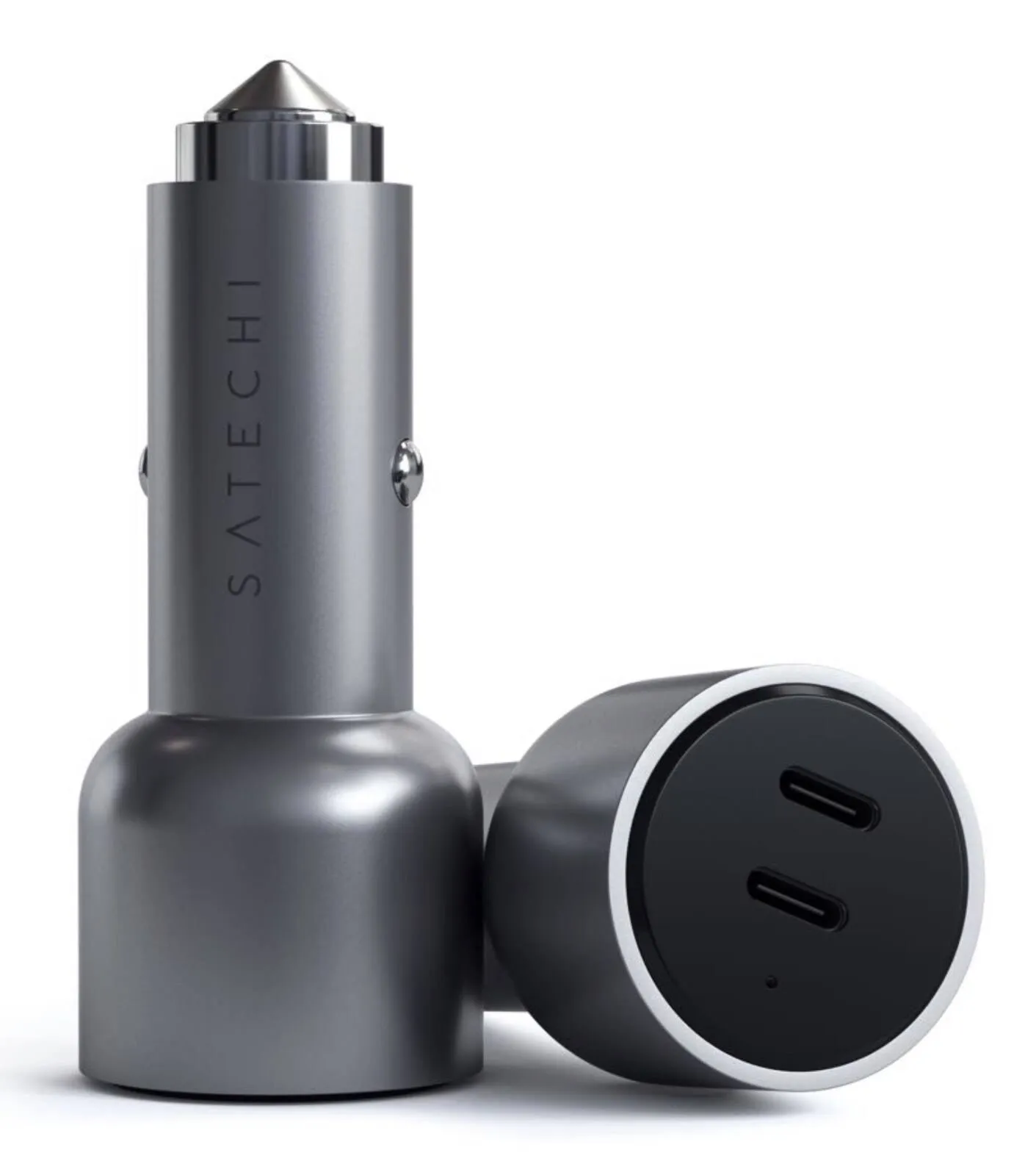     Satechi 40W Dual USB-C PD Car Charger Space Grey      