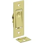 Deltana PDB42U3 Pocket Door Jamb Bolt Polished Brass