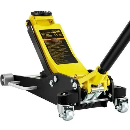 Bentism Low Profile Floor Jack 3 Ton (6600 lbs), Aluminum and Steel Hydraulic ...