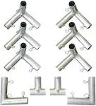 Cimarronsports 10&#034; Lx 10&#034; Wx 10&#034; H Outdoor Golf Frame Corner Kit - Frame Poles