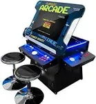 Arcades Full Size Cocktail Arcade Machine | 2 Player | 3500 Games 2 Stools 