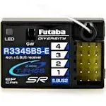 Futaba R334SBS-E T-FHSS SR S.Bus2 4-Channel 2.4GHz Receiver (Electric Models Only)