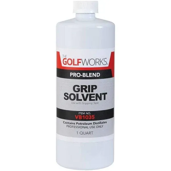 GolfWorks Pro Blend Golf Grip Tape Solvent - 32 oz Bottle