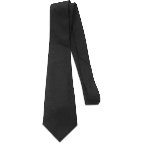 Army Black Uniform Tie - 4-In-Hand