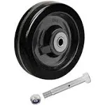 Sy America 6 inchx2 inch Width Phenolic Wheel w/Rolling Bearing & Steel Bushing Casters Wheel, 1200 lbs Total Capacity (6 inches)