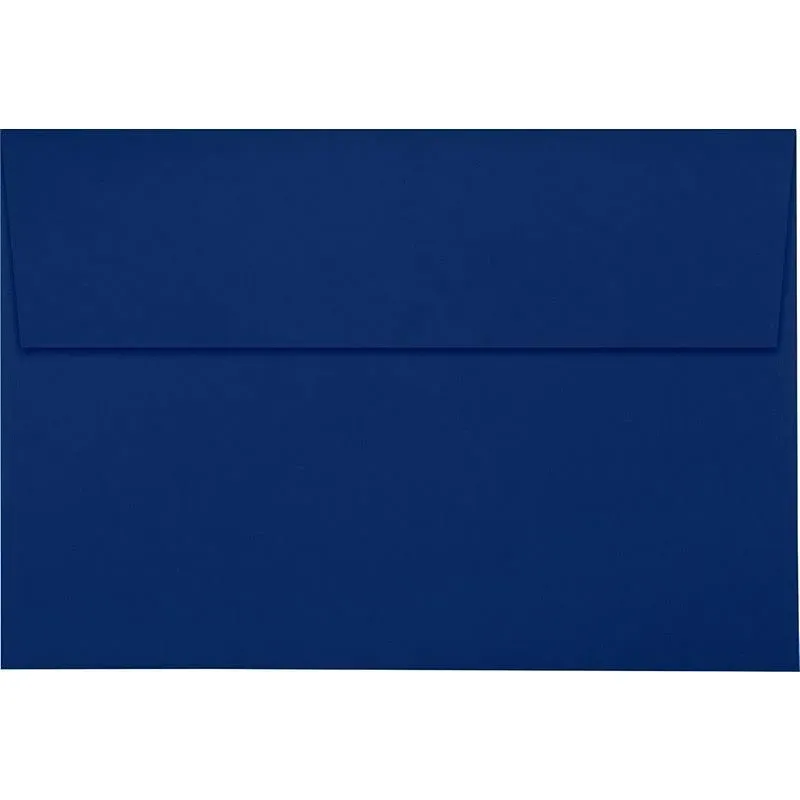 LUXPaper A10 Invitation Envelopes | Peel & Press | 6" x 9 1/2" | Navy Blue | 80lb. Text | 50 Qty