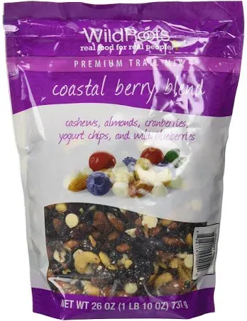 Wild Roots 100% Natural Trail Mix Coastal Berry Blend (26 Oz)