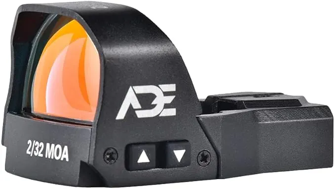 ADE Advanced Optics ADE Zantitium (RD3-015 PRO) PRO Series Motion Awake (Sensor) Red Dot Sight w. Multi Reticle System, in Black