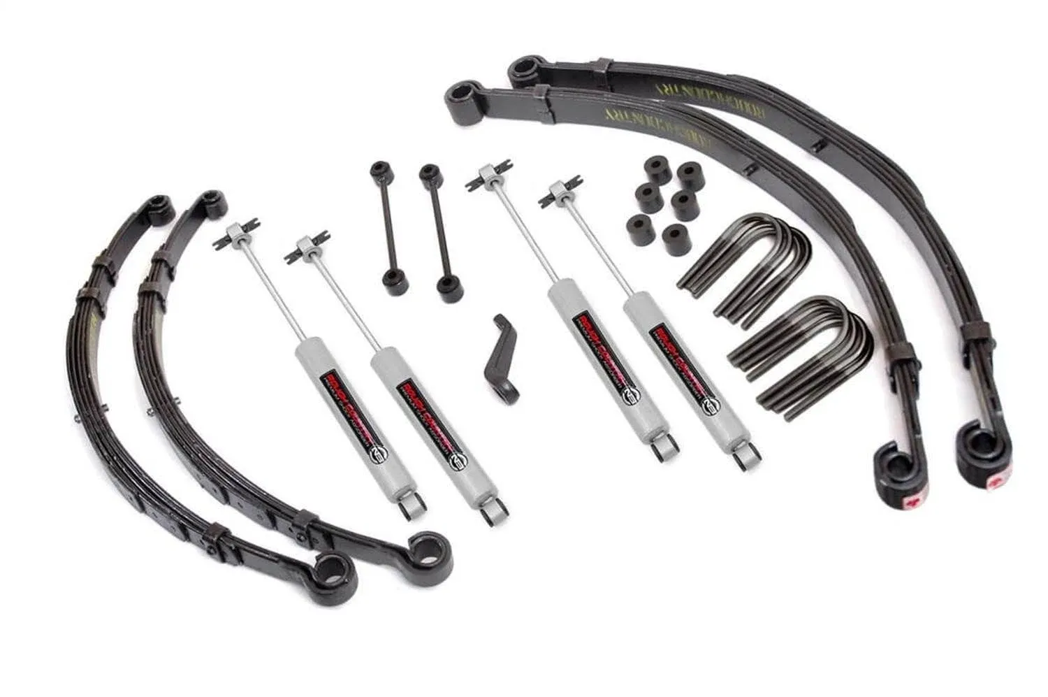 Rough Country 4" Jeep Suspension Lift Kit - 675-76-8130