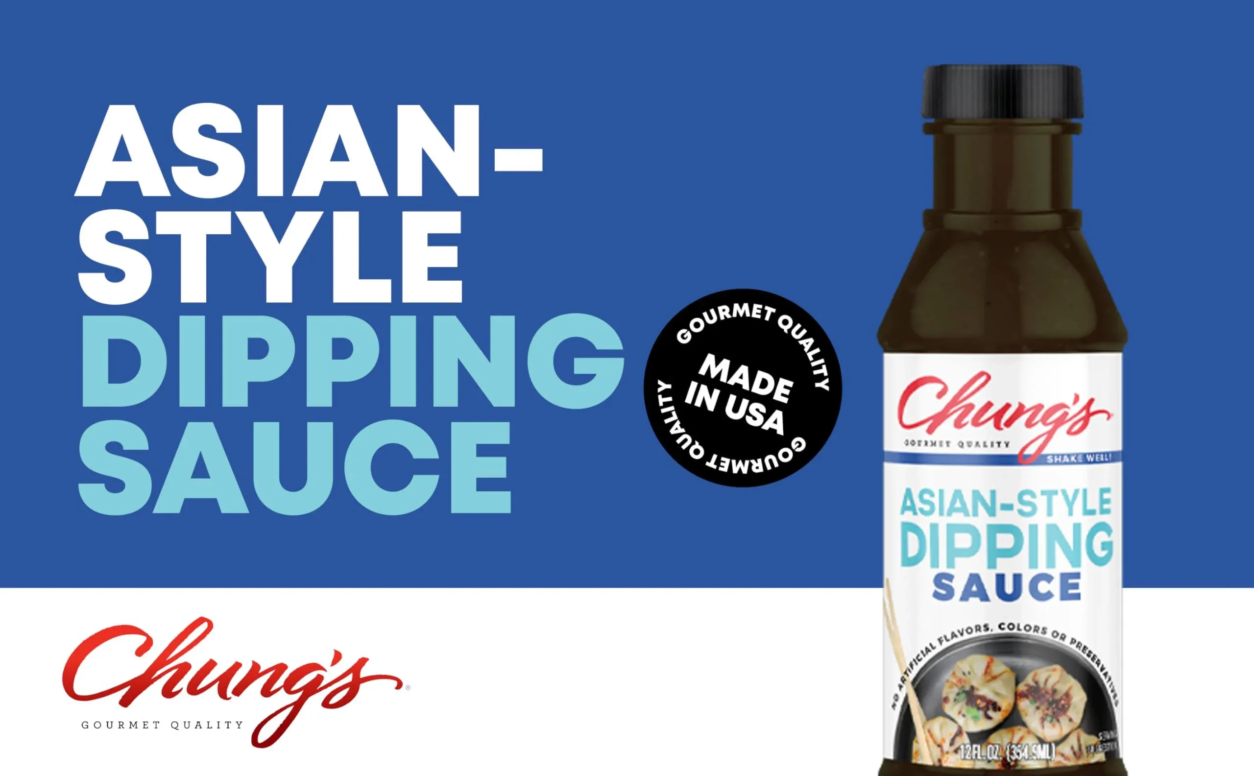 Chung's Asian-Style Dipping Sauce Ng01 for Dumplings & Pot Stickers, Perfect ...