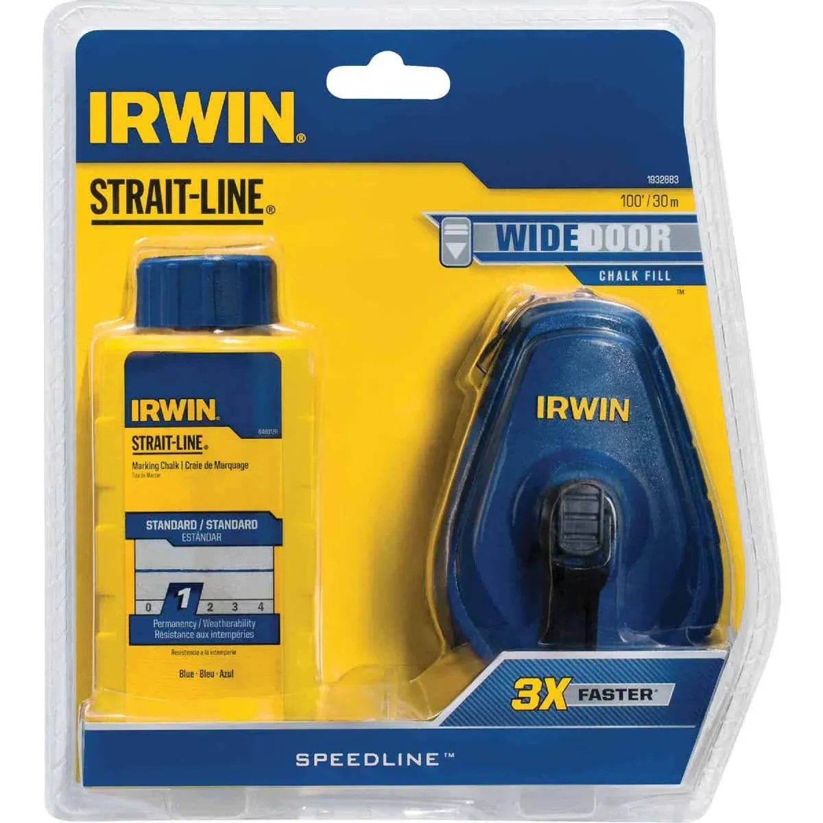 Irwin Strait-Line Blue Chalk Reel 100 ft. 1932883