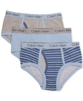 Calvin Klein Boys 3-Pk. Cotton Briefs