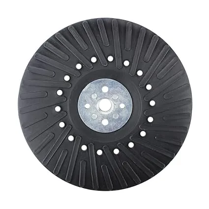 7&#034; x 5/8&#034;-11 Resin Fiber Disc Backing Pad with Lock Nut for Angle Grinder