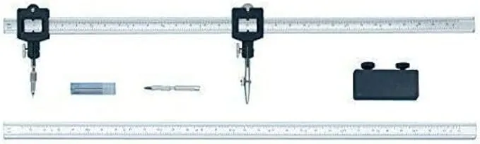 Alvin, Channel Beam, Bar for Beam Compass, Replacement Part for Drafting, Geometry, Engineering and Drawing - 13 Inches