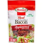 Hormel Bacon Toppings Applewood Crumbled Bacon, 3 Ounce (Pack of 8)