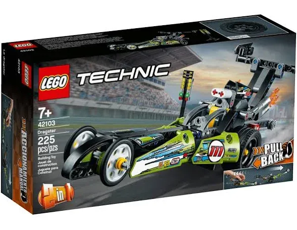 LEGO Technic Dragster 42103 (225 Pieces) New and Sealed. Fast Shipping