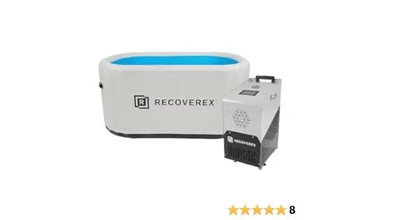 Cold Plunge Tub - Cold Water Immersion Therapy Tub, Ice Bath Tub for Athletes, Water Chiller for Cold Plunge, Portable Ice Bath with Backpack and Wheels, Inflatable Ice Pod - 90 Gallon