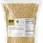 AcreMade Textured Pea Protein, Unflavored Meatless Crumbles, Soy Free, Shelf-Stable, Gluten Free, 21g of Protein, Plant-Based Vegan Meat SUBSTITUTE