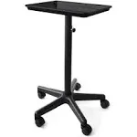 TASALON Budget Salon Tray on Wheels, Adjustable Height Premium Aluminum Tattoo Rolling Tray, Beauty Instrument Salon Rolling Tray Table with Wheels, Salon Cart for Hair Stylist Medical Dental Tray