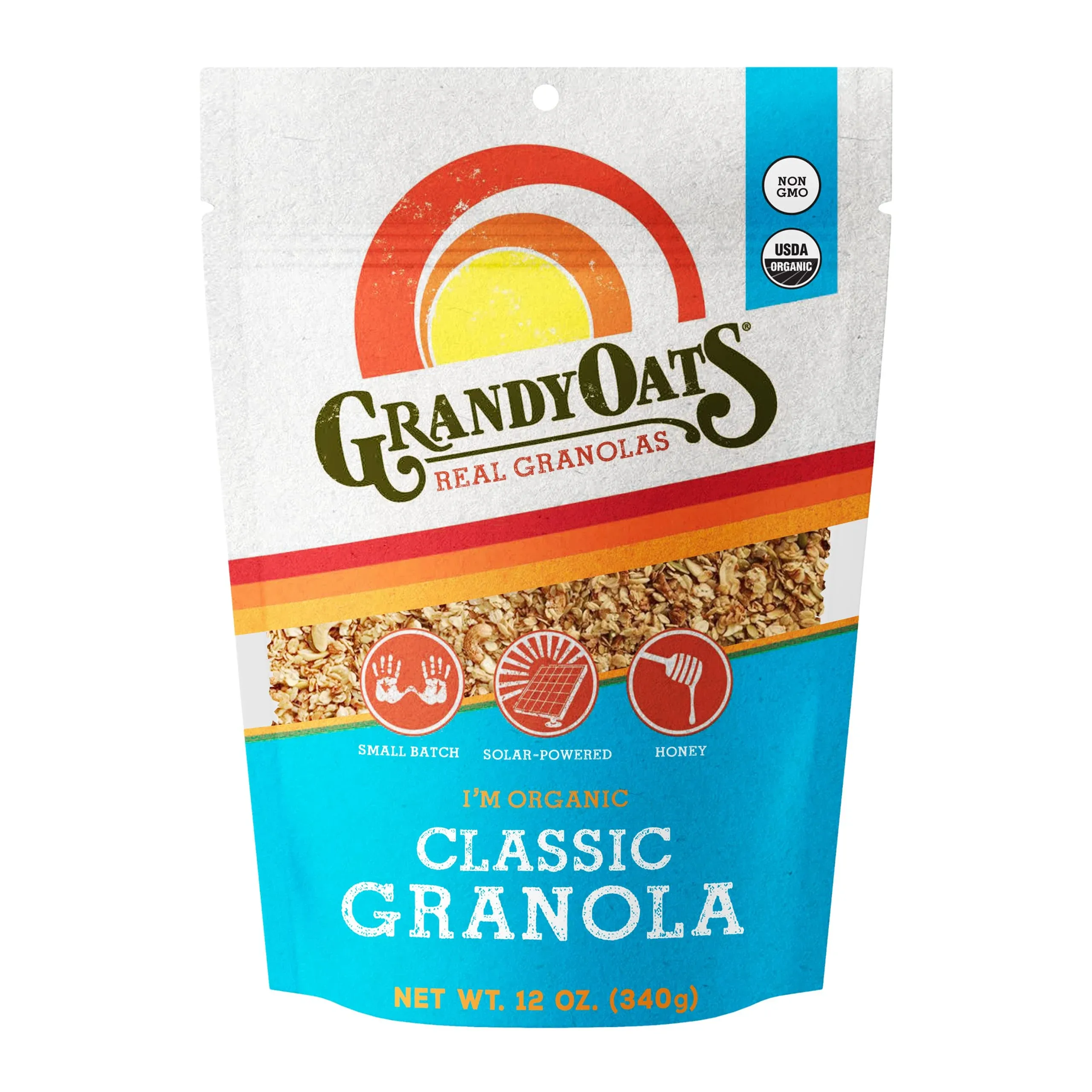 Grandyoats Granola, Classic - 12 oz