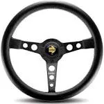 Momo Prototipo 350mm Black Leather Steering Wheel (PRO35BK0S)