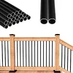 36&#034;X 3/4 Aluminum Deck Balusters - Indoor Outdoor Metal Deck Railing Sprindles -