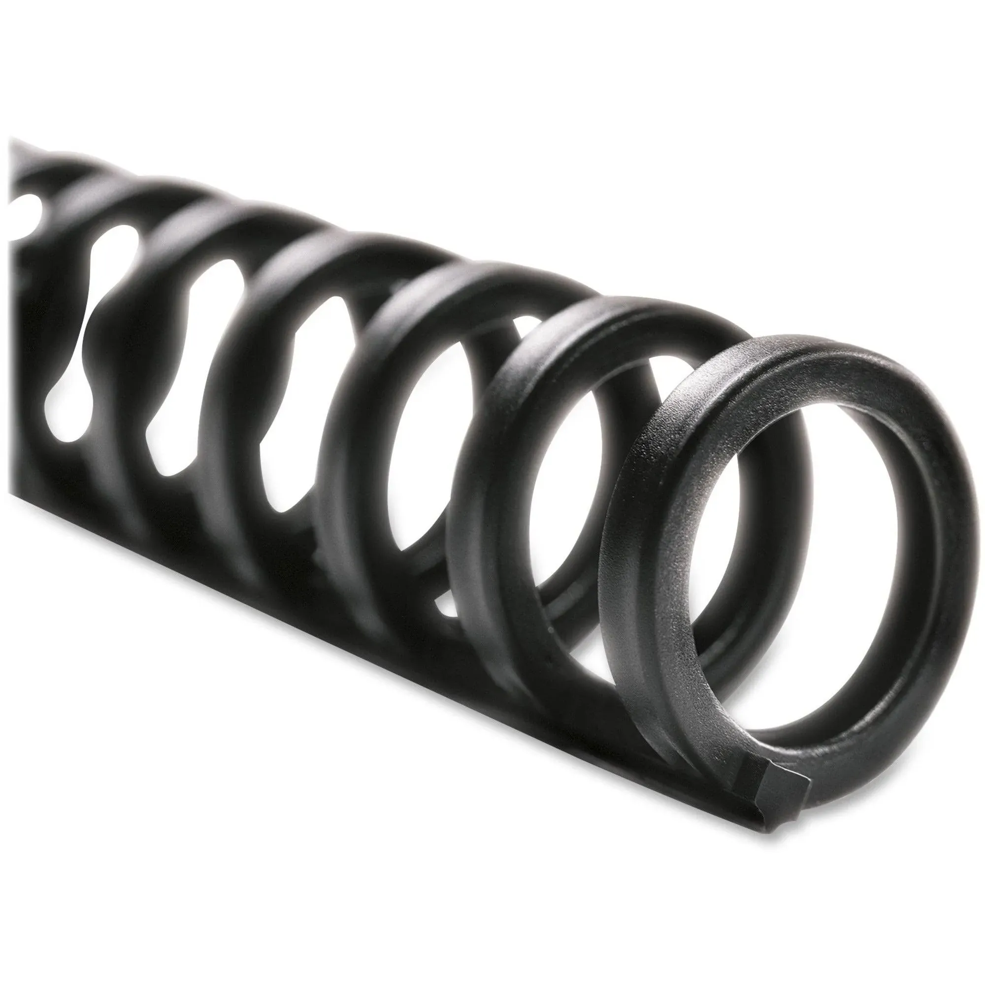 Swingline GBC ProClick Easy Edit Spines, 5/16" Diameter, 45-Sheet Capacity, Black - 25 pack