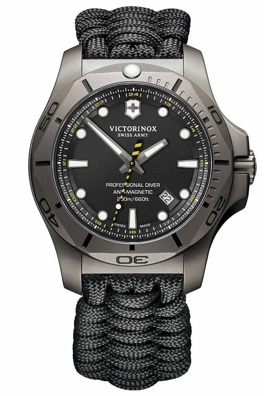 Victorinox I.N.O.X. Professional Diver Titanium Black Dial Men's Watch 241812