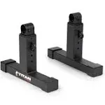 Titan Fitness Adjustable Deadlift Pulling Blocks, Sold as a Pair, Rated 1,300 LB