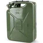 Wavian 3008 Authentic Carb Fuel Jerry Can with Spout, Green, 5.3 Gallon