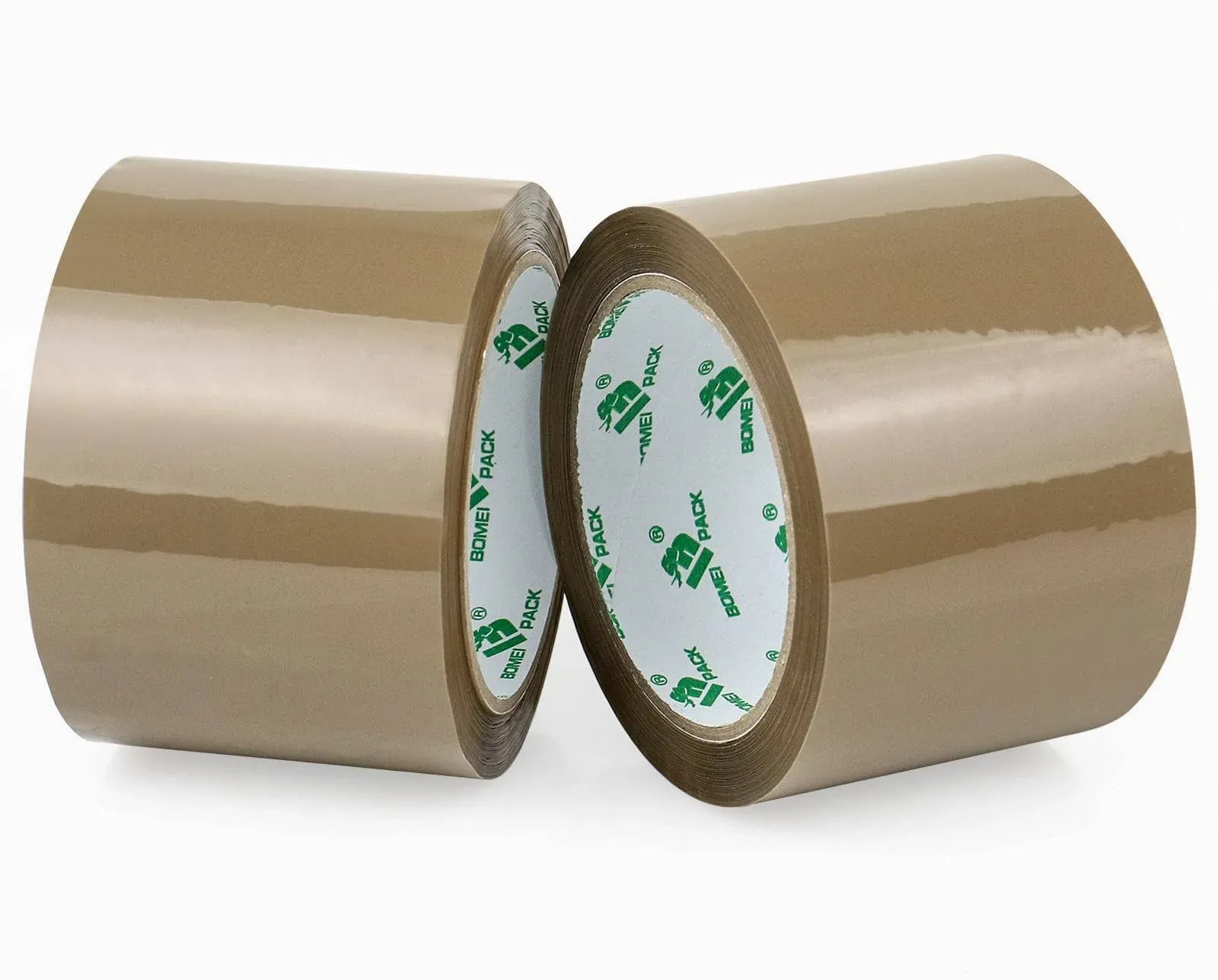 3 inch Brown Packing Tape, 6 Refills Rolls Wide Packaging Tape for Moving, Sh...