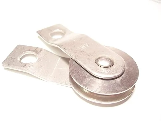 Stainless Steel Split Bracket Pulleys, 1-1/2 inch and 2-1/2 inch Diameters: 1, 2 ...