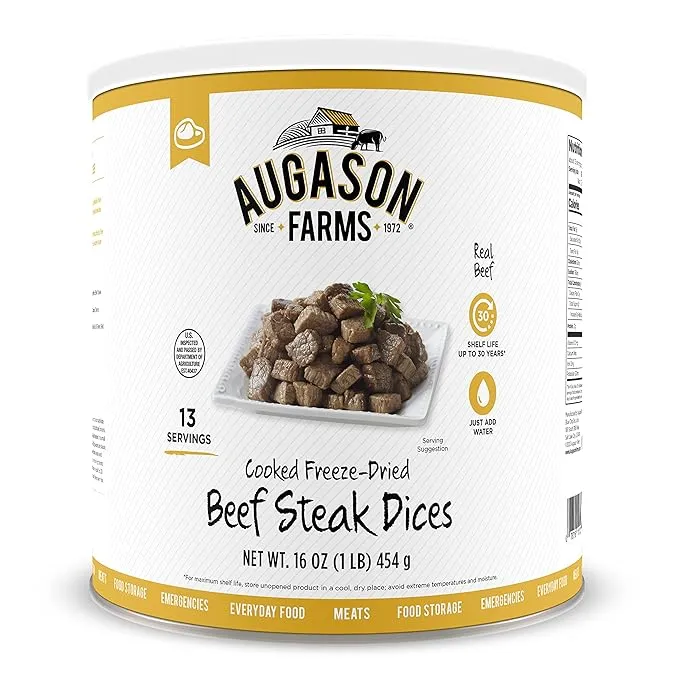 Augason Farms Freeze Dried Beef Chunks