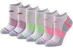 Saucony Women's Selective Cushion Performance No Show Athletic Sport Socks (6 & 12 Pairs)