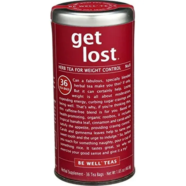 Republic Of Tea, Tea Be Well Rooibos Get Lost, 36 Count