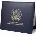 SUNEE US Citizenship Certificate Holder - US Citizenship Gifts - PU Naturalizati