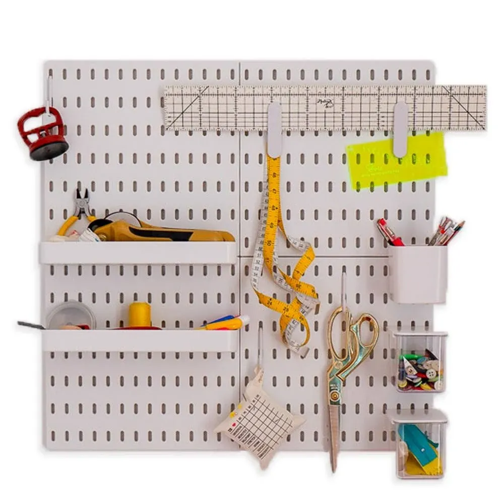 Peg Board Starter Set - For Sewing & Craft Room Organizing