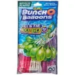 Zuru 56288UQ1 Rapid Filling Water Balloons Bunch O Balloons Plastic Rubber Assorted 100 pc Assorted