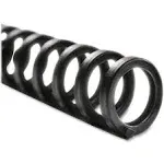 Swingline GBC ProClick Easy Edit Spines, 5/16" Diameter, 45-Sheet Capacity, Black - 25 pack