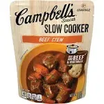 Campbell's Slow Cooker Sauces Beef Stew, 12 Oz.